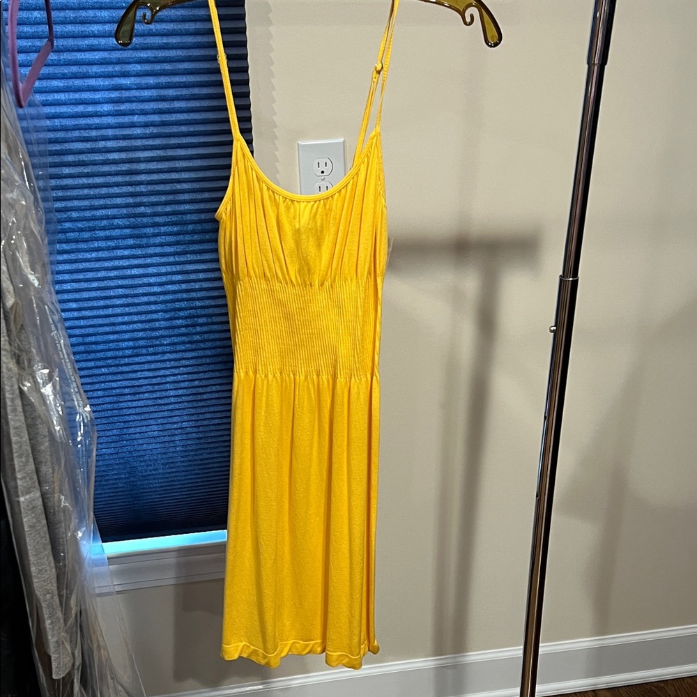 Yellow Mini Dress